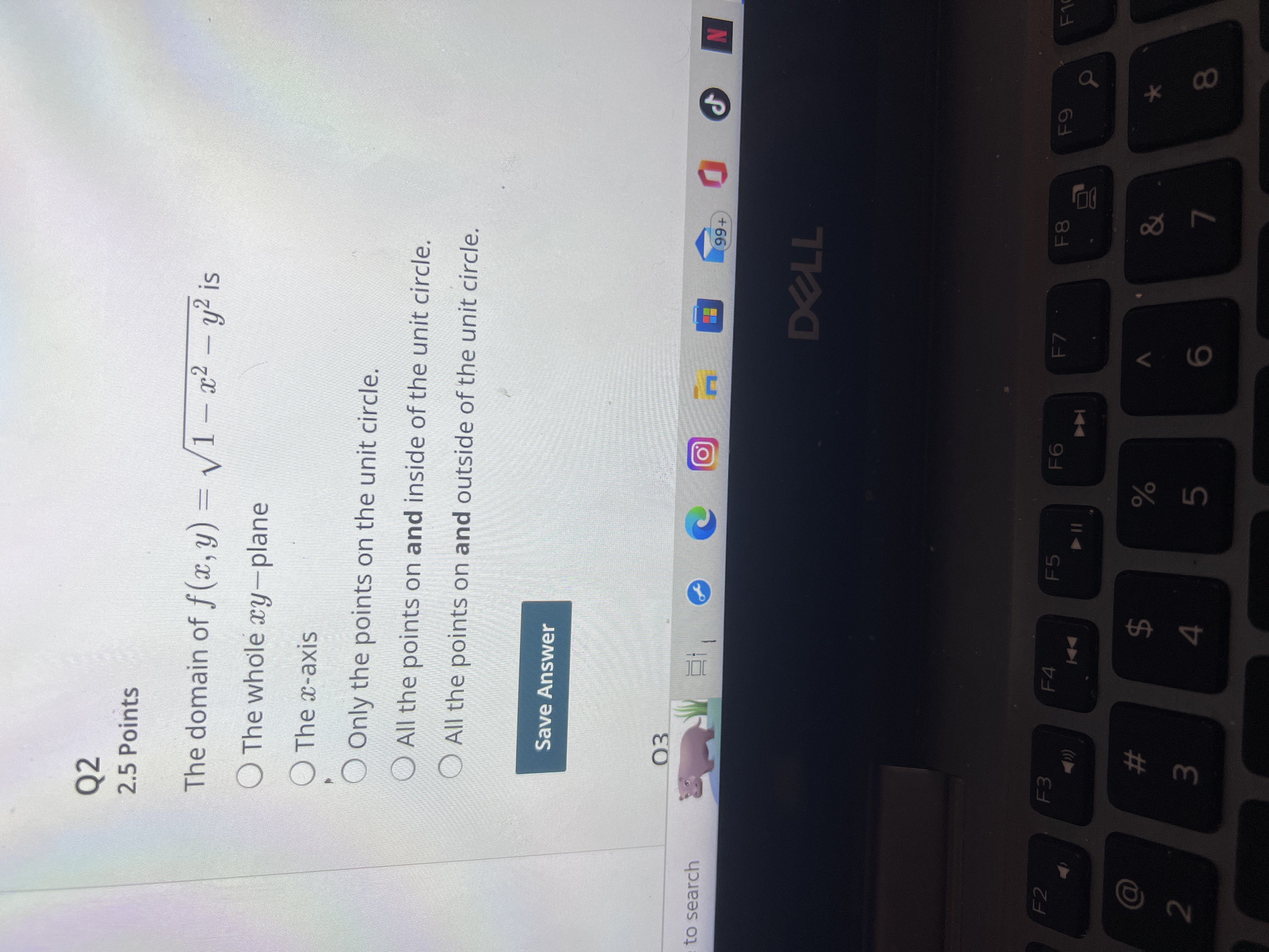 then the contour map consists of O Parallel lines O Concentric Circles
