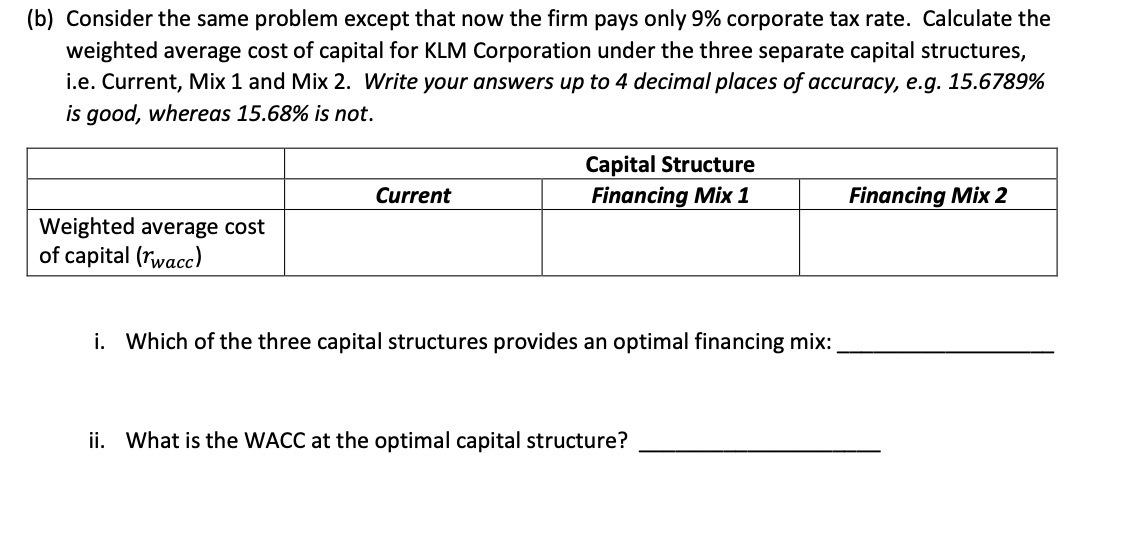(b) Consider the same problem except that now the firm pays only