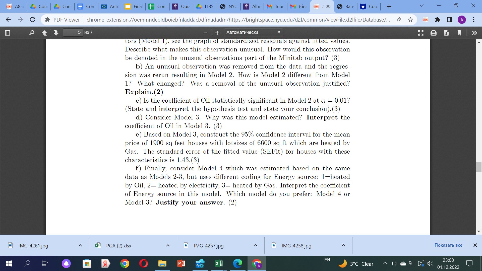 at a = 0.05 even though it is statistically significant, at a