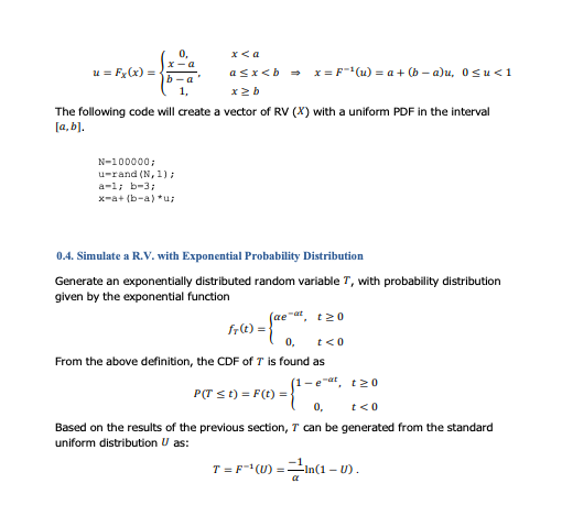 conditions, the PDF of the battery lifetime is given by: (ae-at, t0