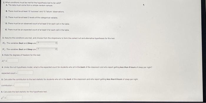 of an Introductory Statistics class, the professor asked students to fill in