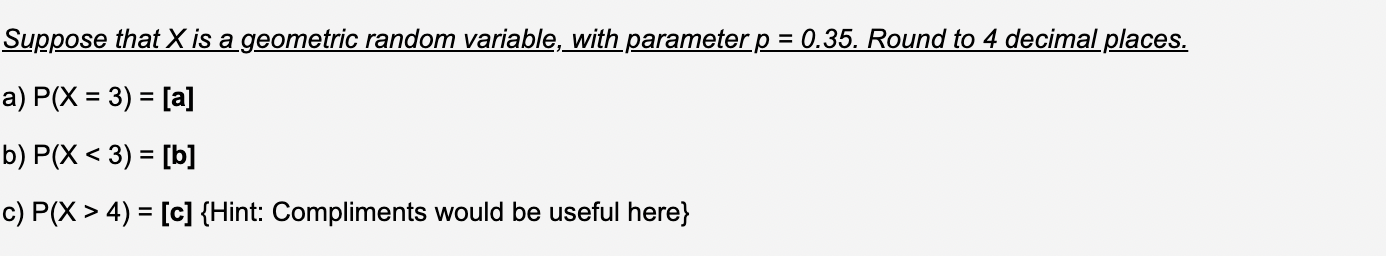0.45. Round to 2 decimal places. a) What is the value of