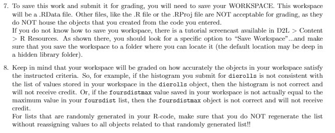 7. To save this work and submit it for grading, you will