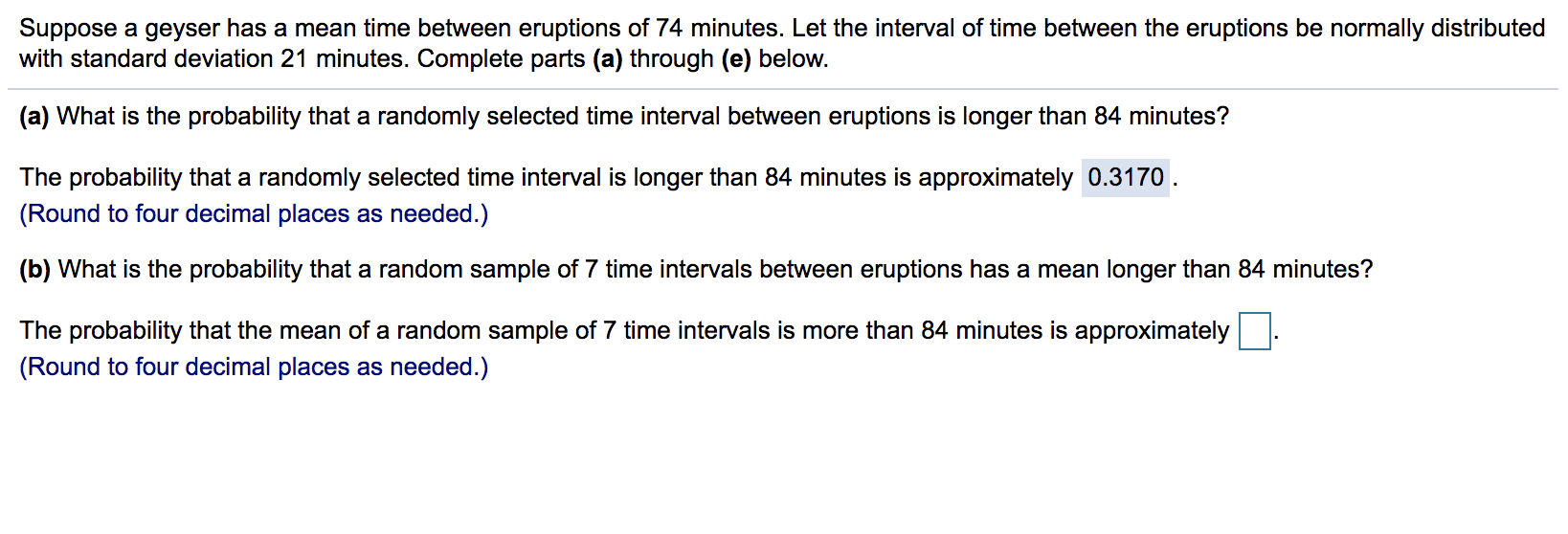 than 144 days is approximately 0.3694. (Round to four decimal places as