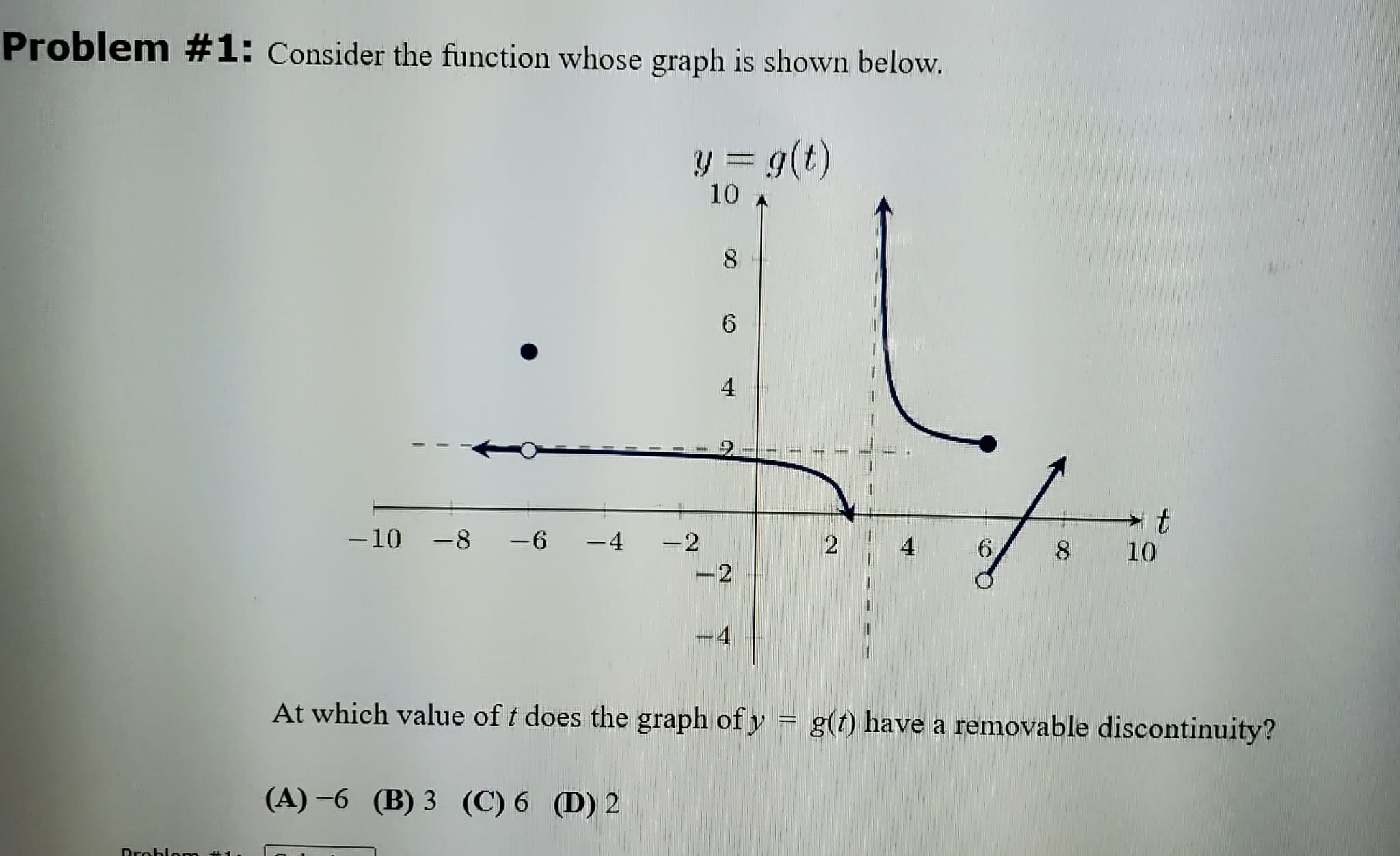 and g whose graphs are shown below. y 6 5 f(x) 4