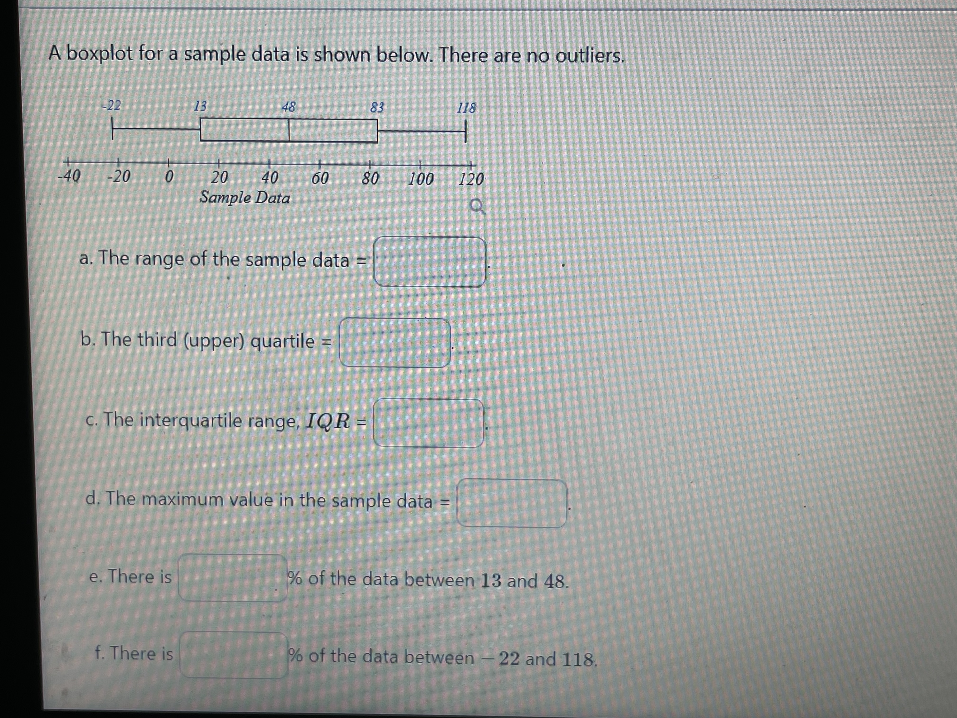 to the median and the sum of the three values is 39.