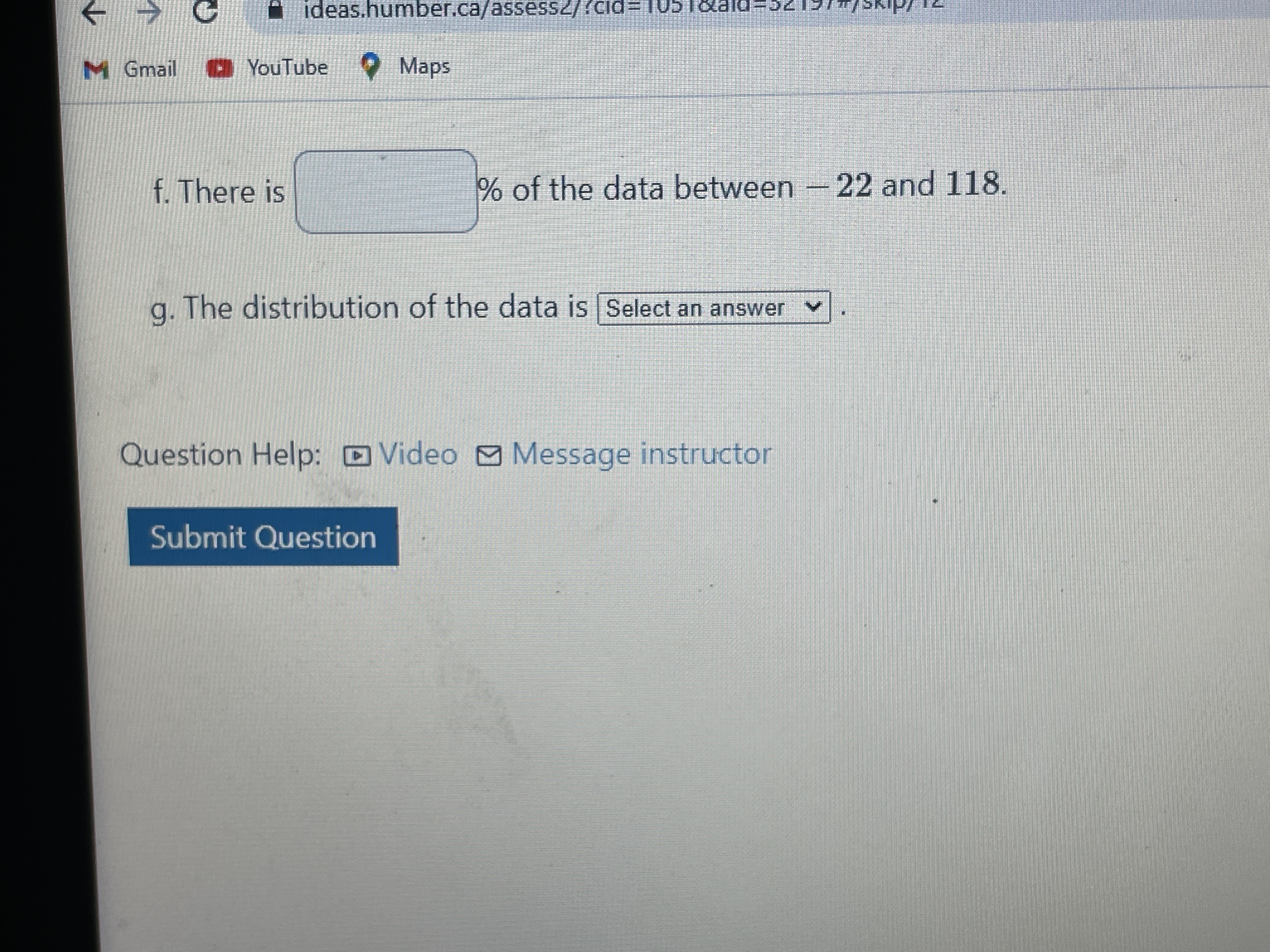 If the range of the three values is 60, then the sample