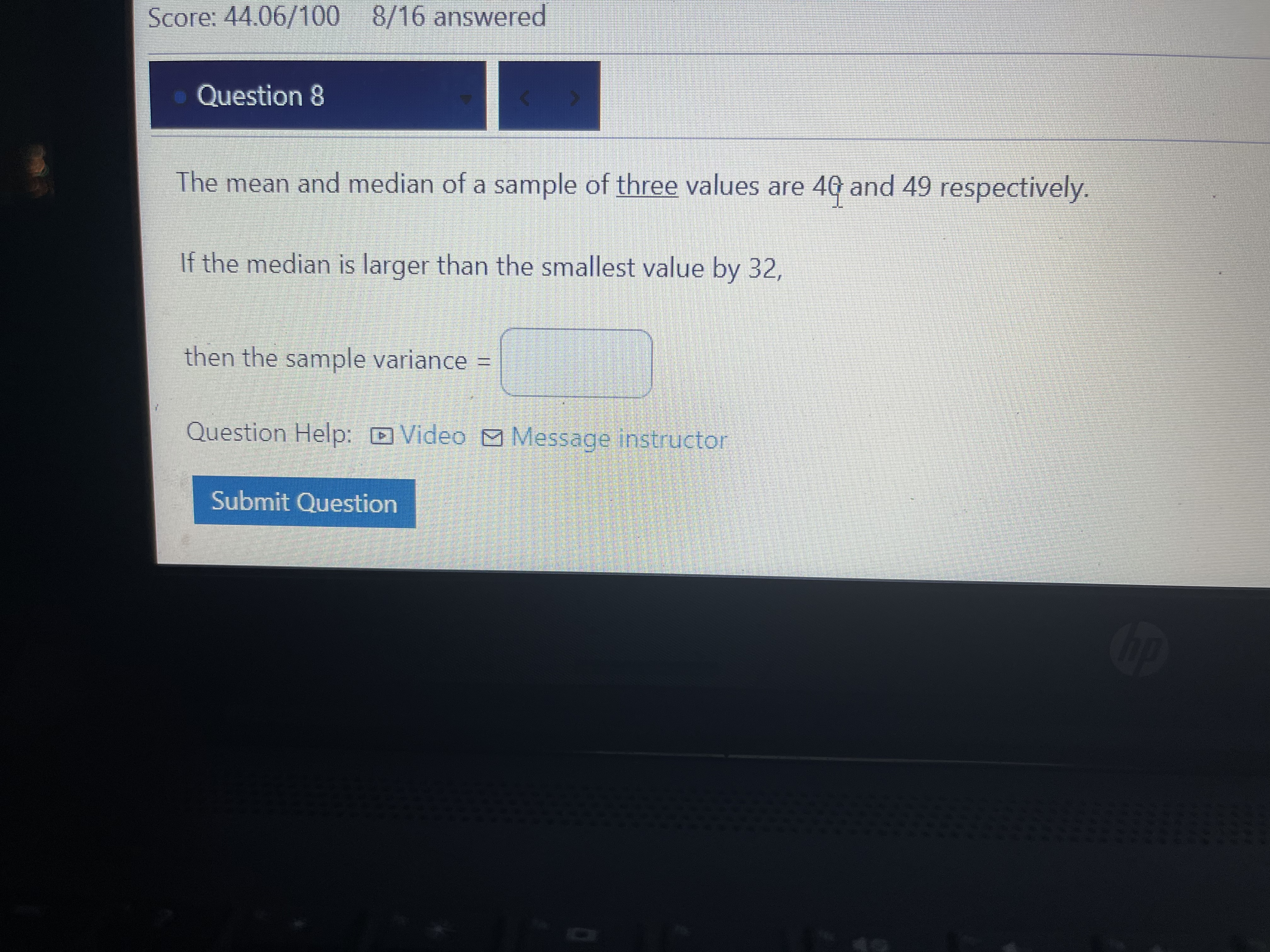 a sample data is shown below. There are no outliers. -22 13
