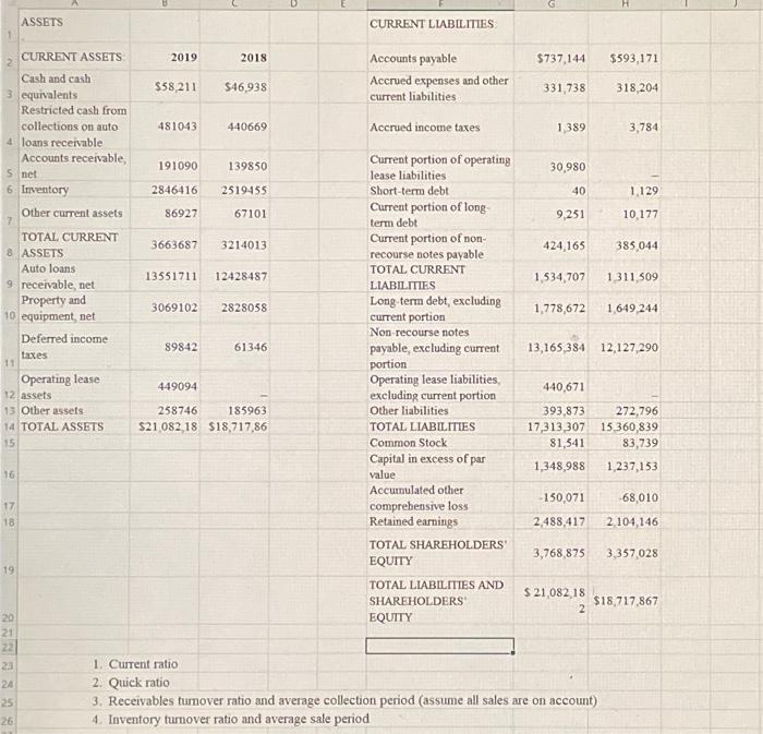 ASSETS CURRENT LIABILITIES H CURRENT ASSETS: 2019 2018 2 Accounts payable $737,144