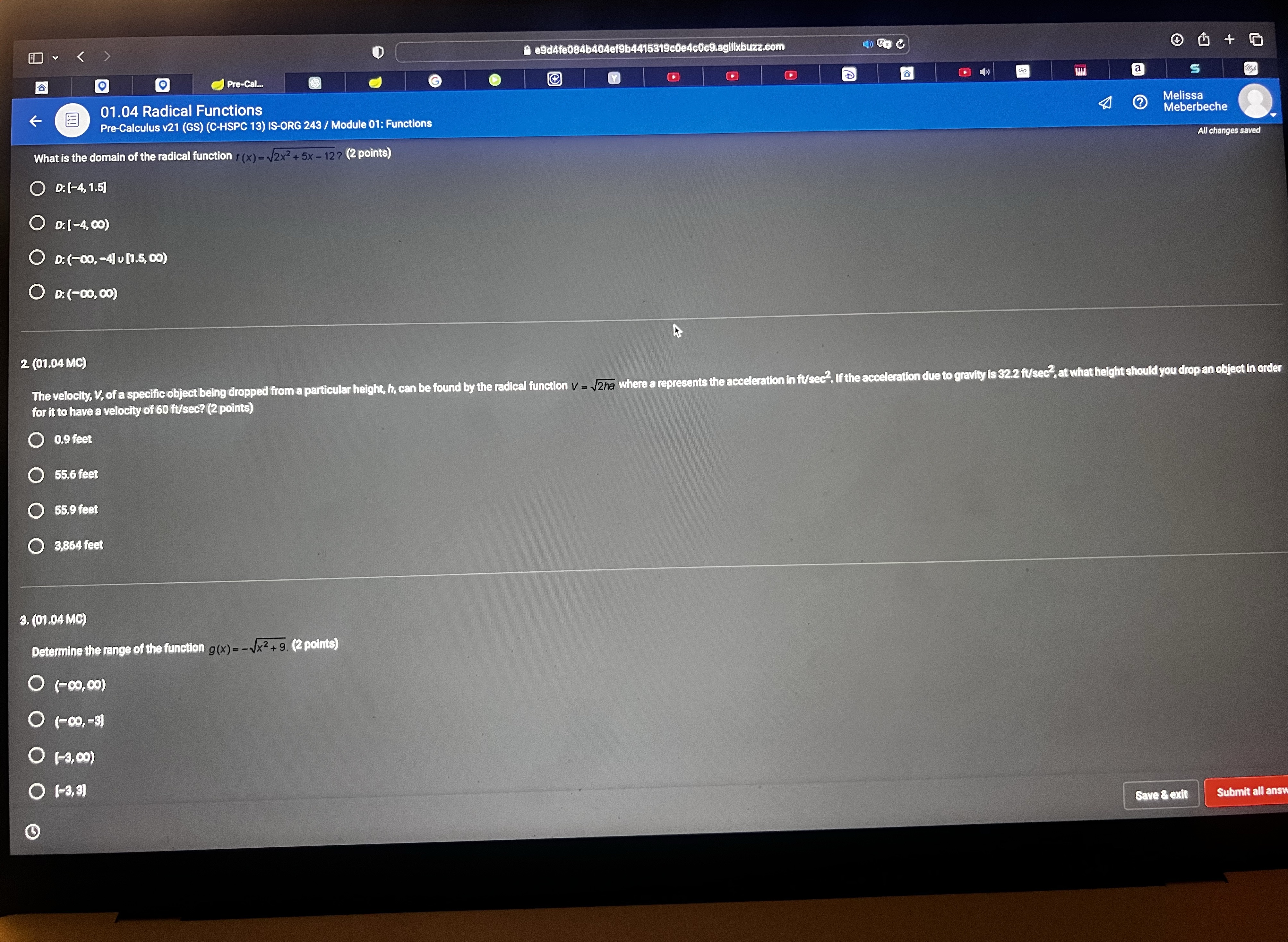 V < > O Pre-Cal... 01.04 Radical Functions Pre-Calculus v21 (GS) (C-HSPC