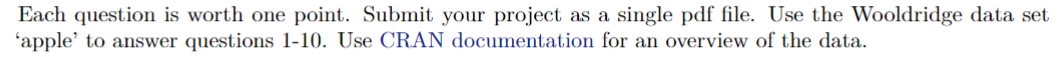point, can you justify using this regression model? 15. Evaluate the claim