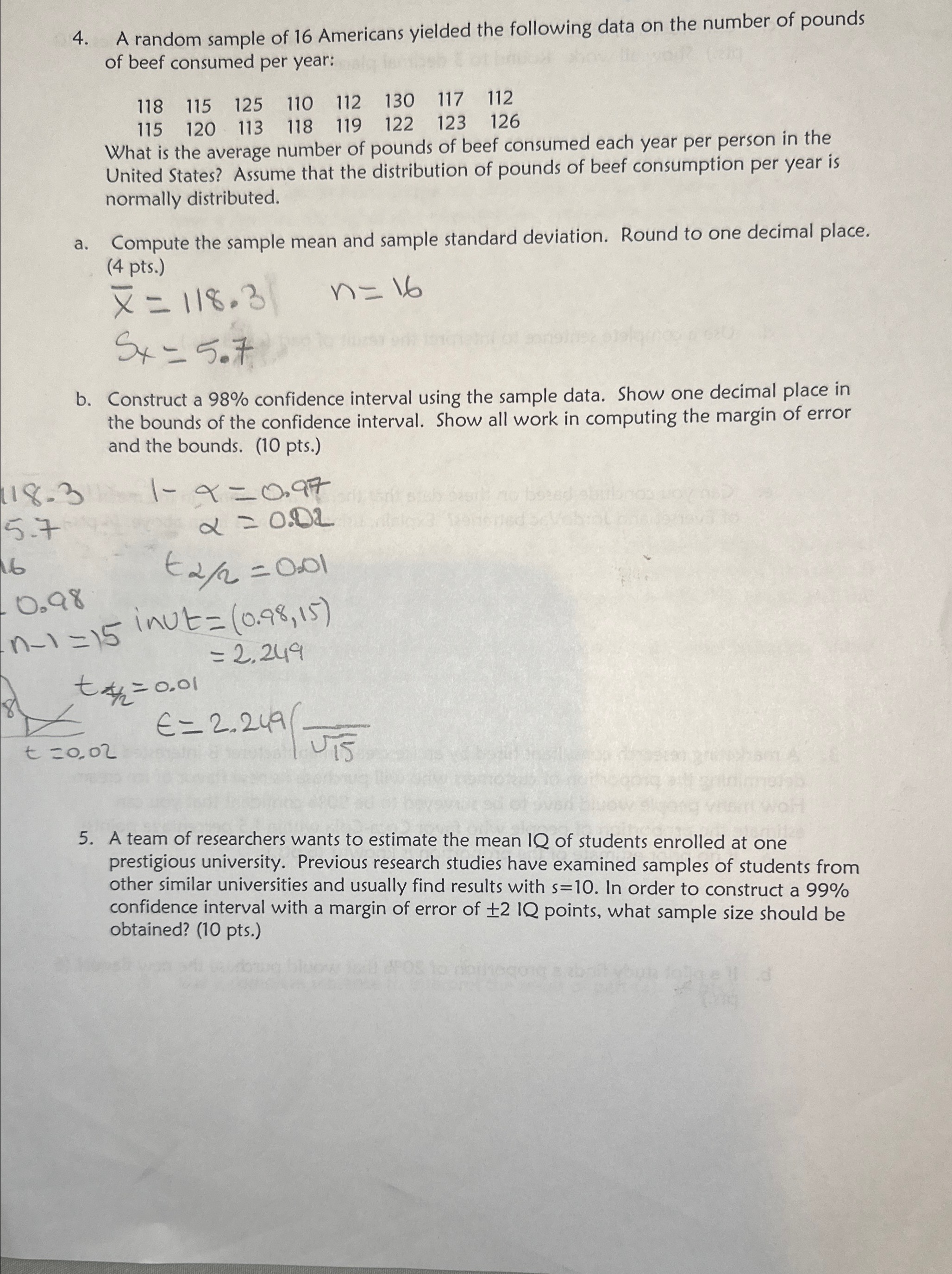 observational study and found that 95 of the smokers and 105 of
