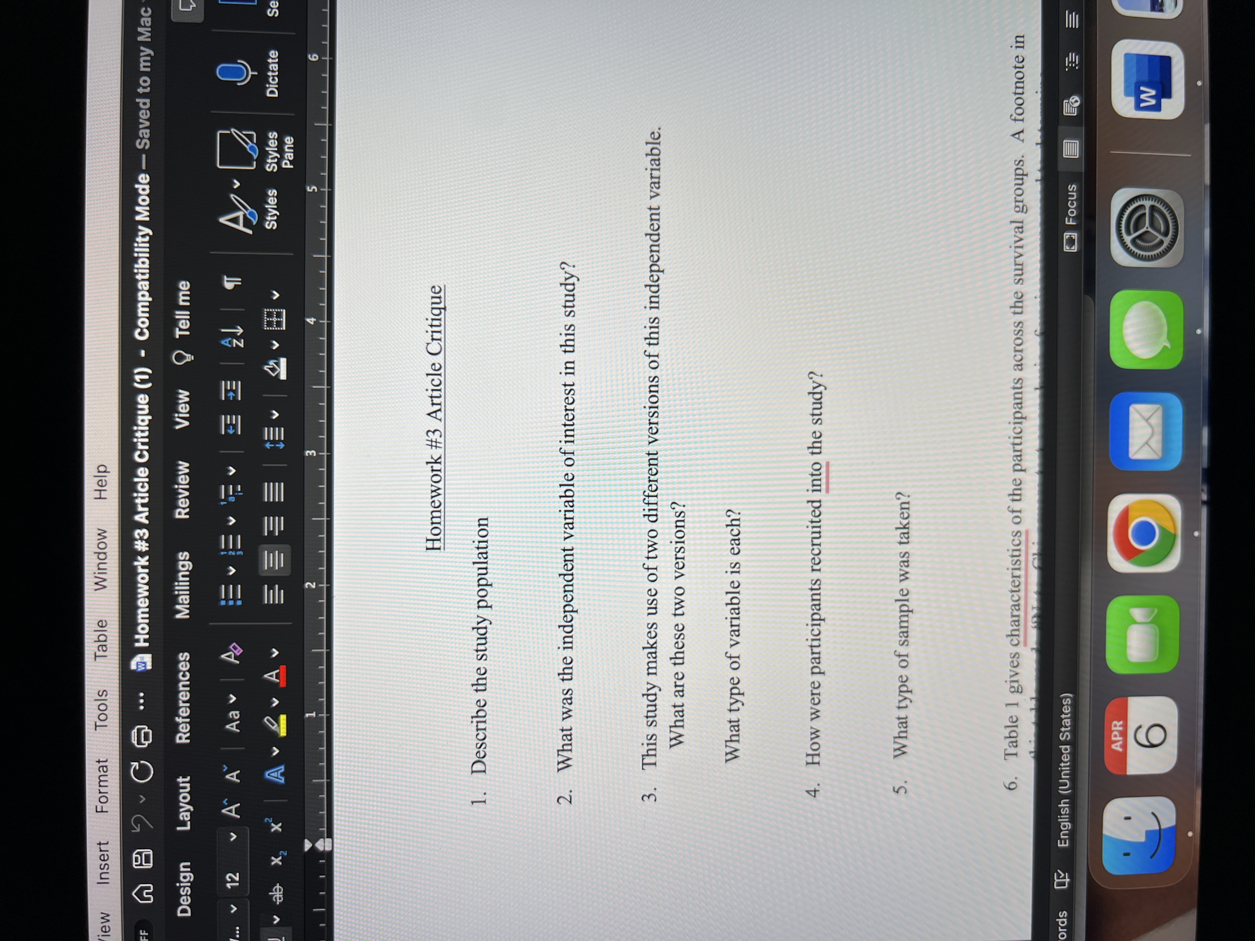 View FF Insert Format Tools Table Window Help ABY.CO Design Layout V