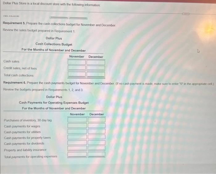 Print Done -X dg Data table October sales are projected to be