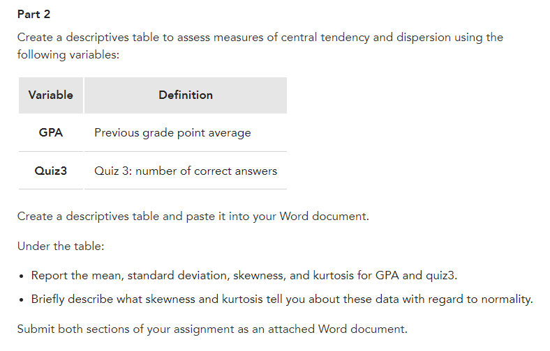 students (N = 105). The data set is located on grades.jasp. You