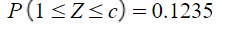 P(1Zc)=0.1235