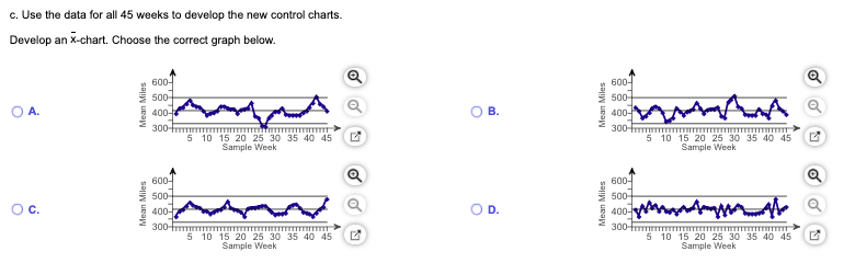 c. Use the data for all 45 weeks to develop the new