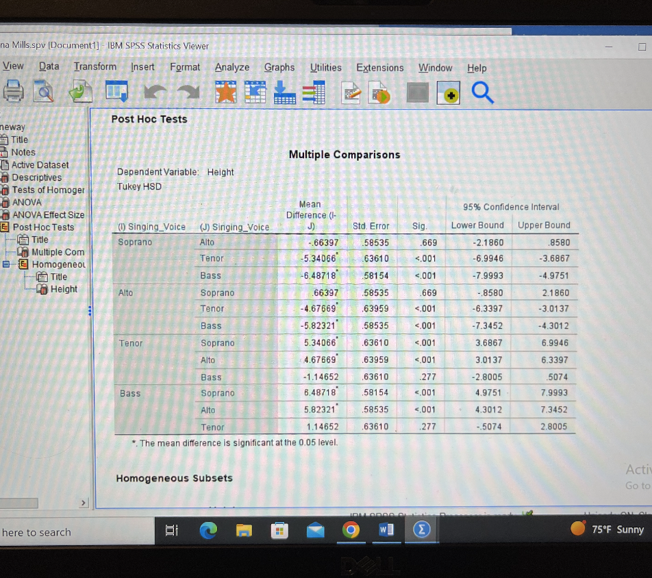 Error Lower Bound Upper Bound Minimum Maximum Soprano 39 64.2308 1.85616 29722