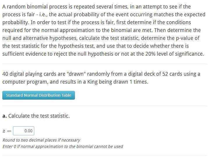 two decimal places if necessary Enter 0 if normal approximation to the