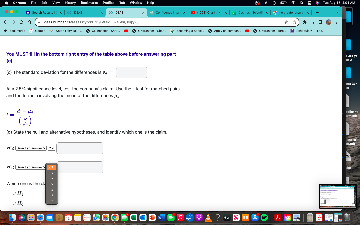 six patients was randomly selected and their systolic blood pressure was measured