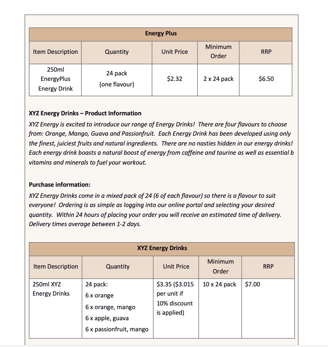 ENERGY Task 2 Scenario You work at Bounce Fitness Brisbane as an