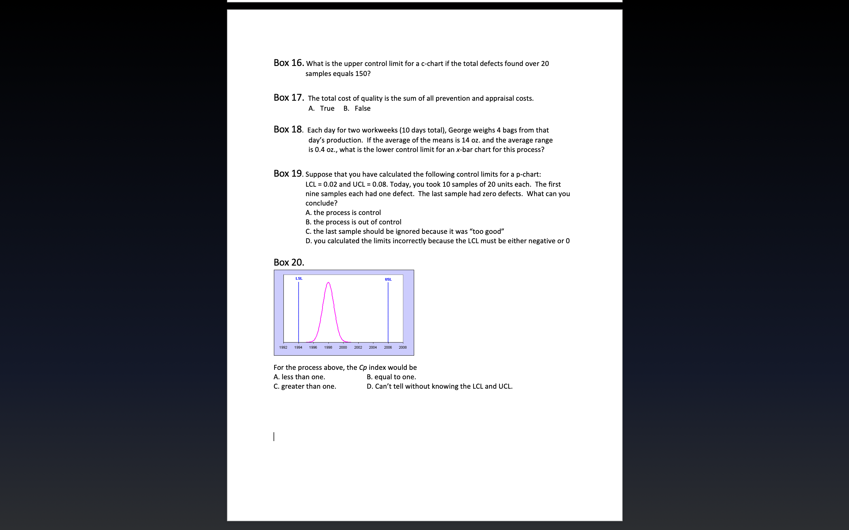 of a lathe process on a part is shown below. The operator