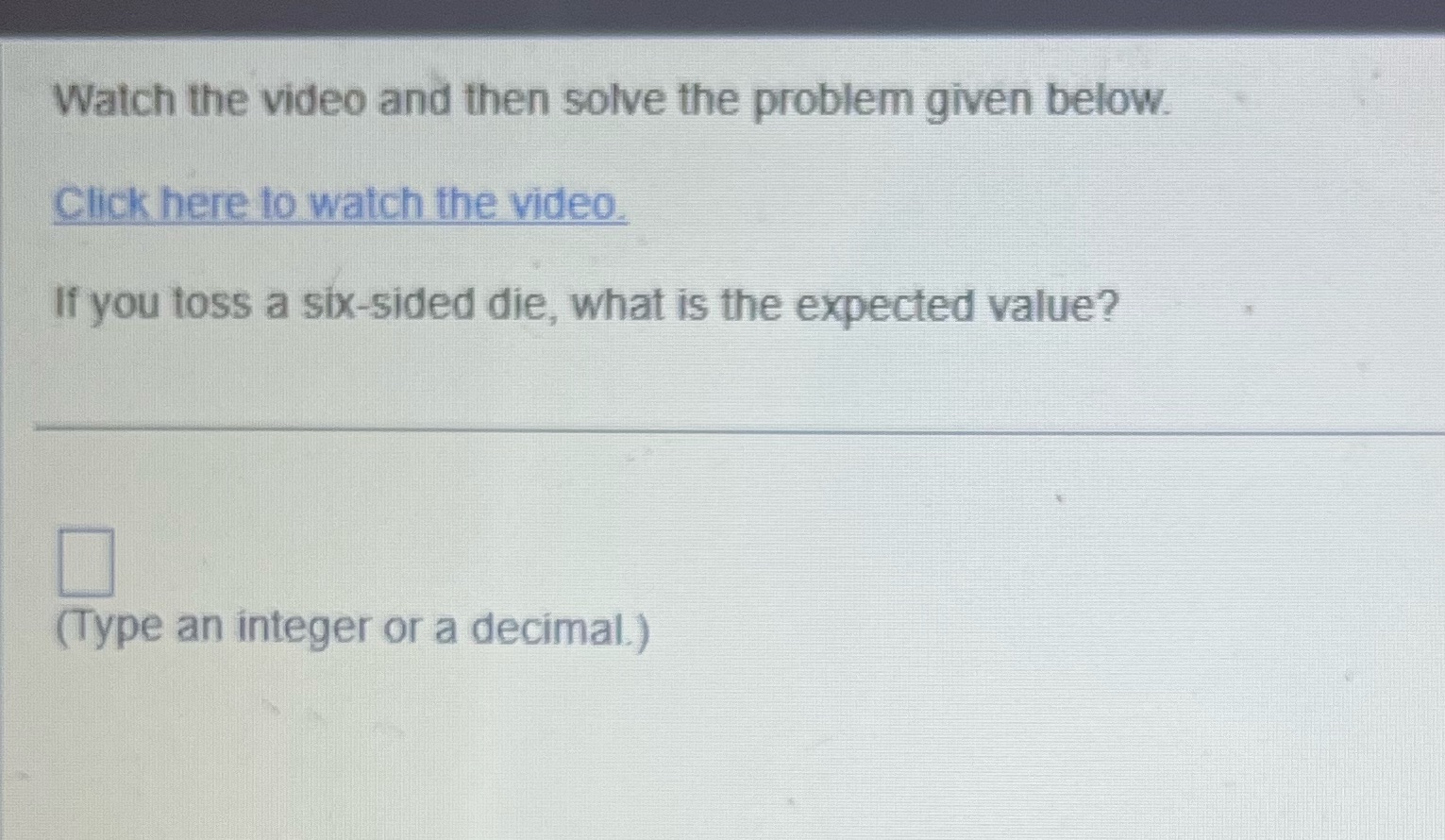 Watch the video and then solve the problem given below. Click here