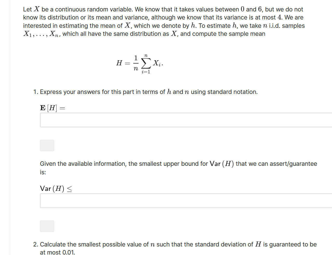 Let X be a continuous random variable. We know that it takes
