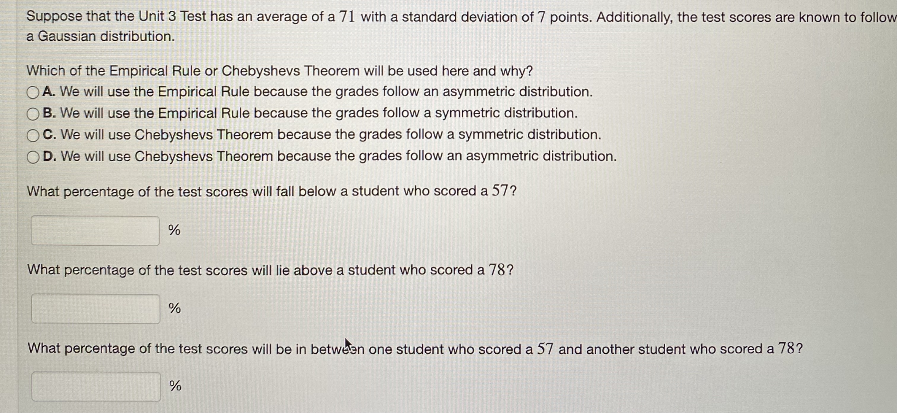 = variance = standard deviation = (1 point) The length (pgs) of