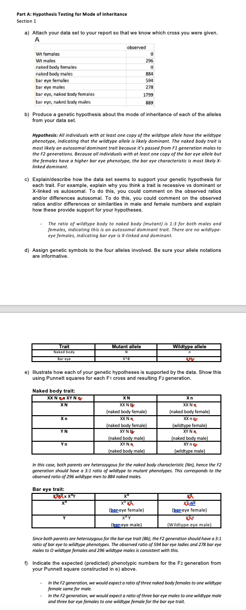 Part A: Hypothesis Testing for Mode of Inheritance Section 1 a) Attach