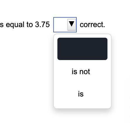 student course evaluations has a mean equal to 3.75. Assume that a