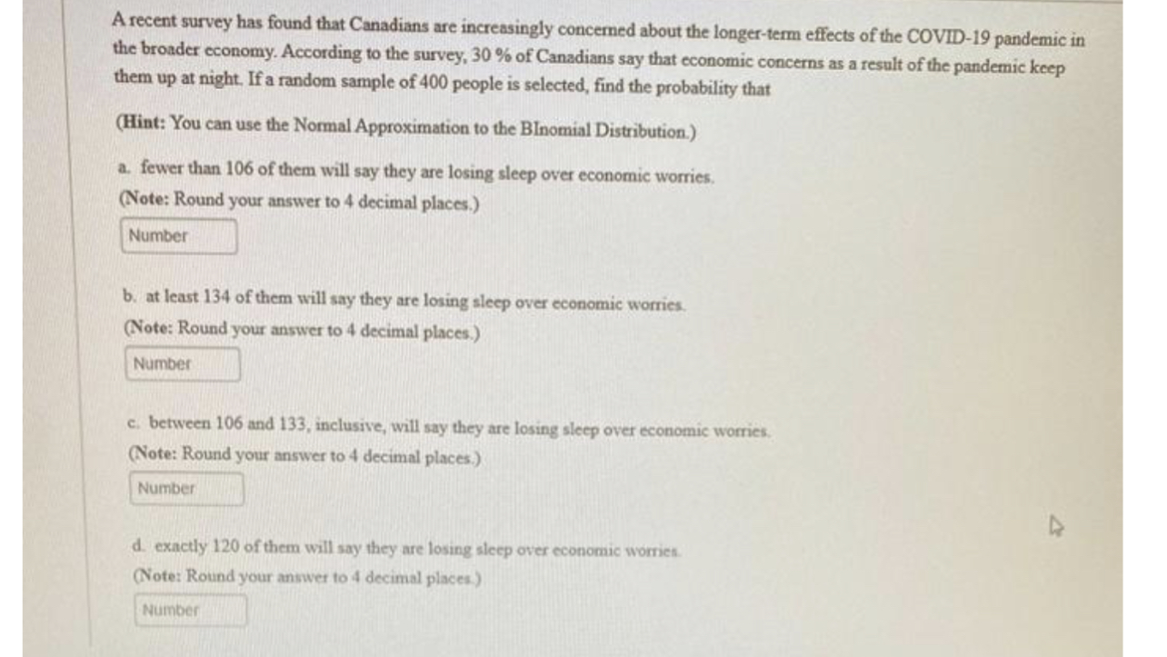 A recent survey has found that Canadians are increasingly concerned about the