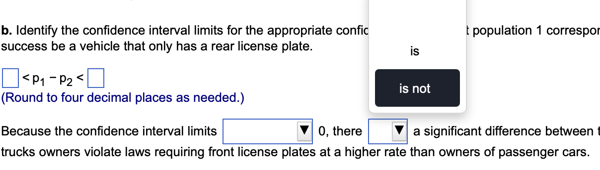 cars in a particular region, 249 had only rear license plates. Among