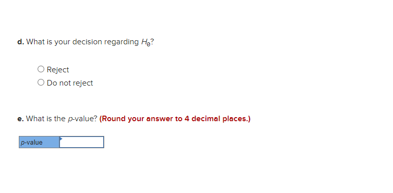 sample mean is 215, and the population standard deviation is 15. Conduct