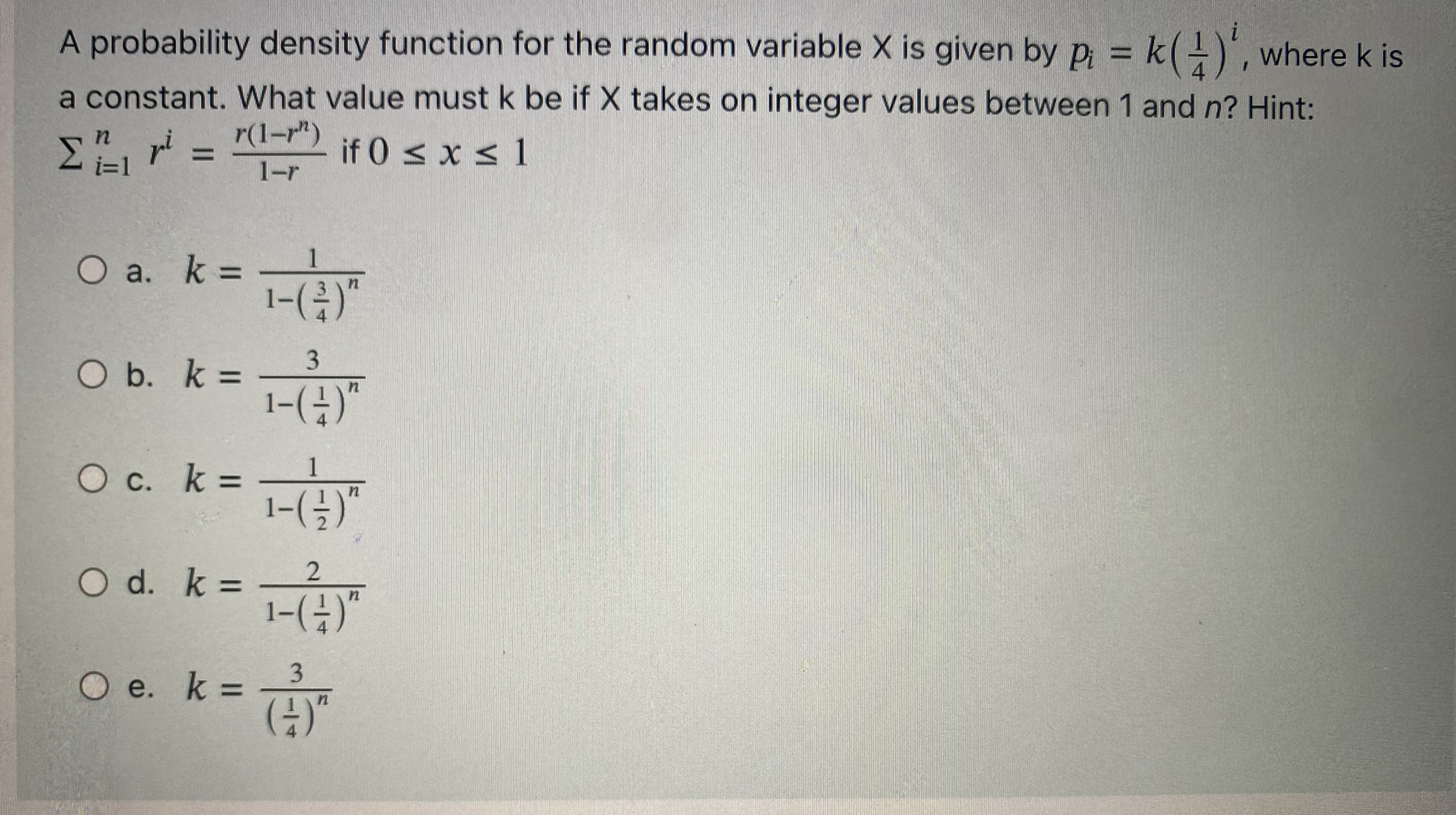 i=3 if A = 0.56, then what is p2? A probability density