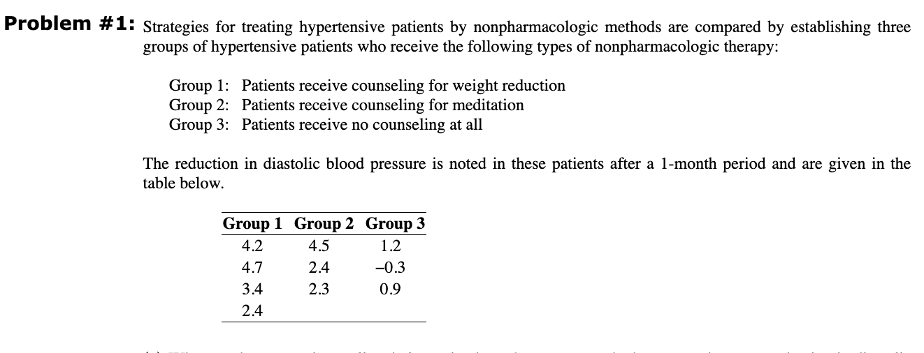use the Bonferonni method to test the following hyptheses at the 6%