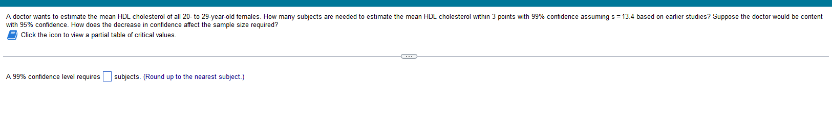 with 95% confidence. How does the decrease in confidence affect the sample