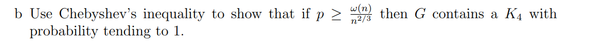 is selected independently with probability p. Let w(n) be a function that