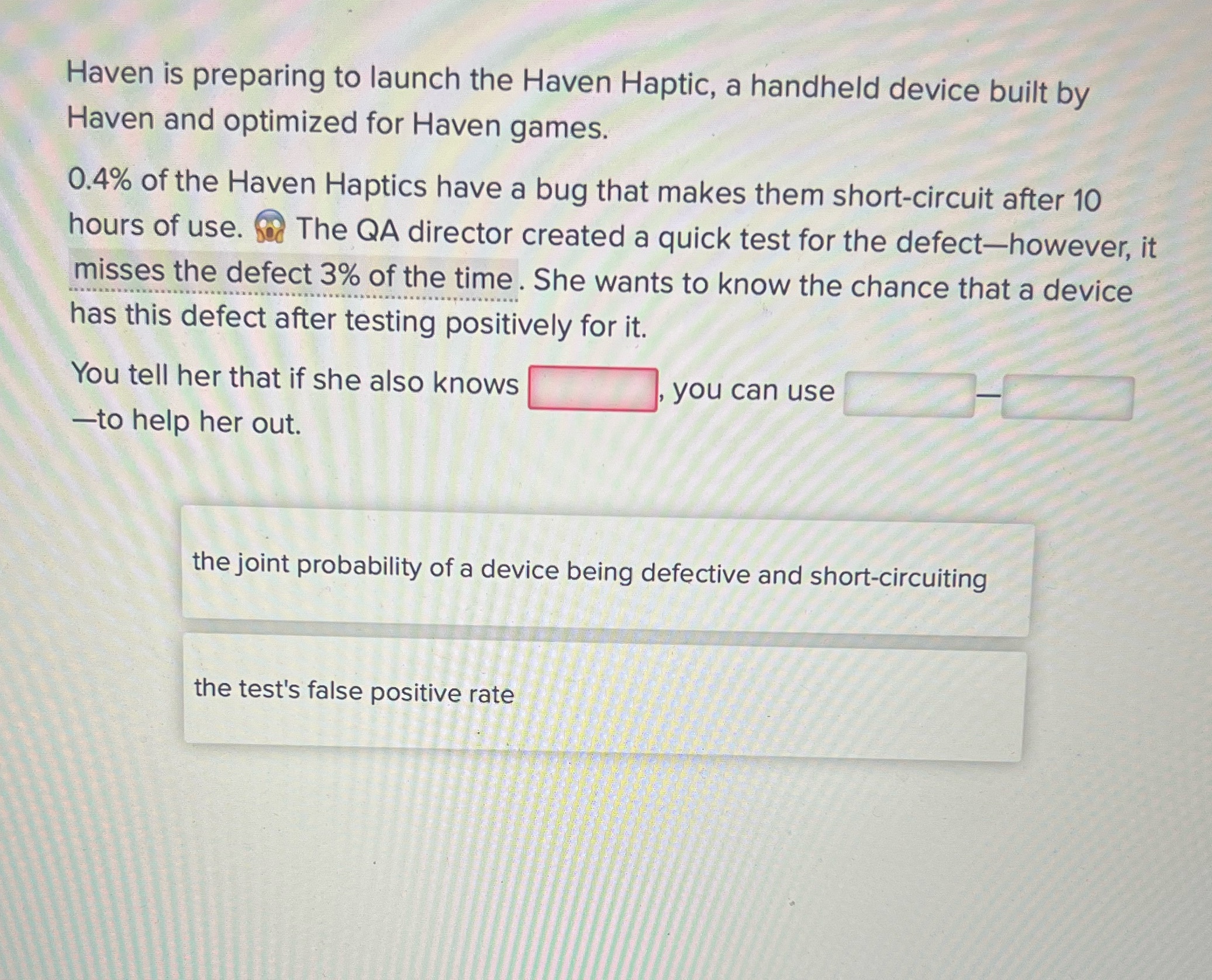 Haven is preparing to launch the Haven Haptic, a handheld device built