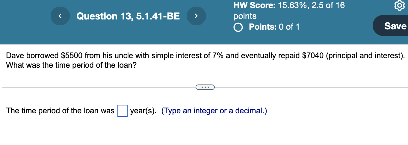 cent as needed.) < Question 8, 5.1.23 > Find the present value