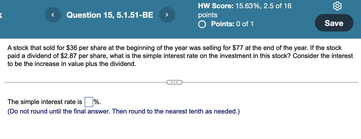 interest What is the present value? $ (Round to the nearest dollar