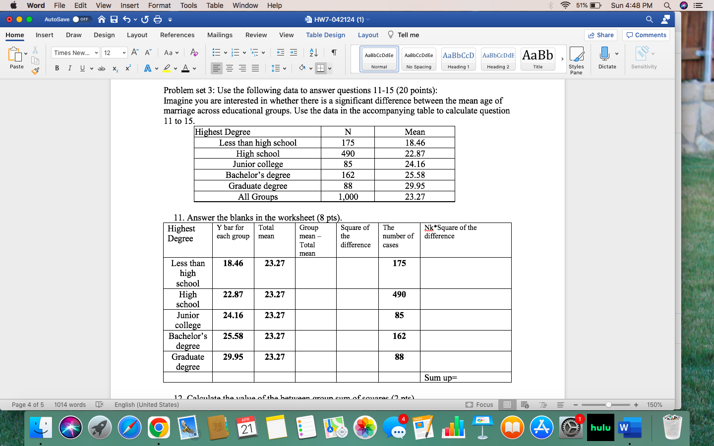 Word File Edit View Insert Format AutoSave OFF ABS J = Insert
