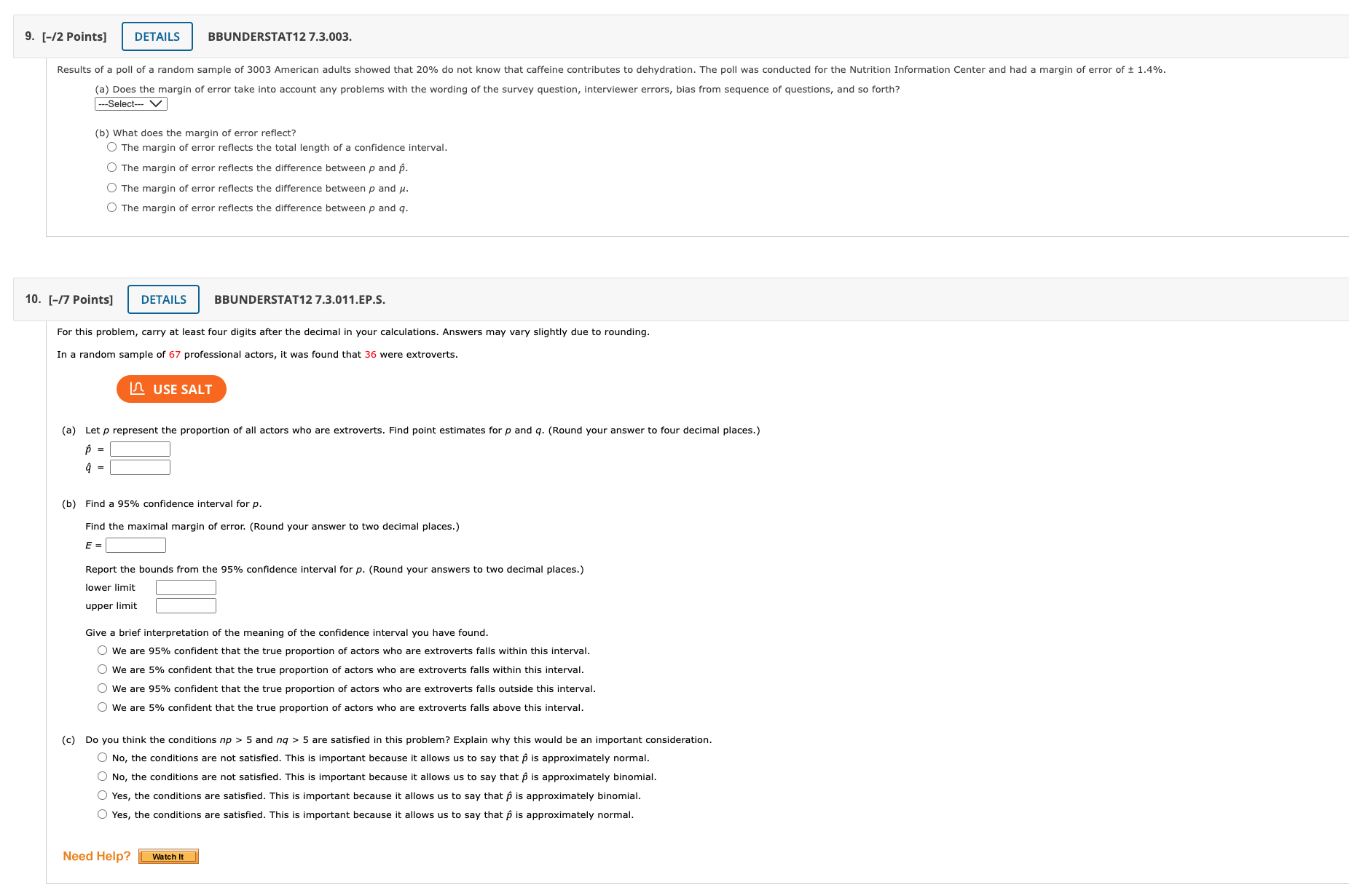 a survey. They randomly surveyed 200 households and found that in 120