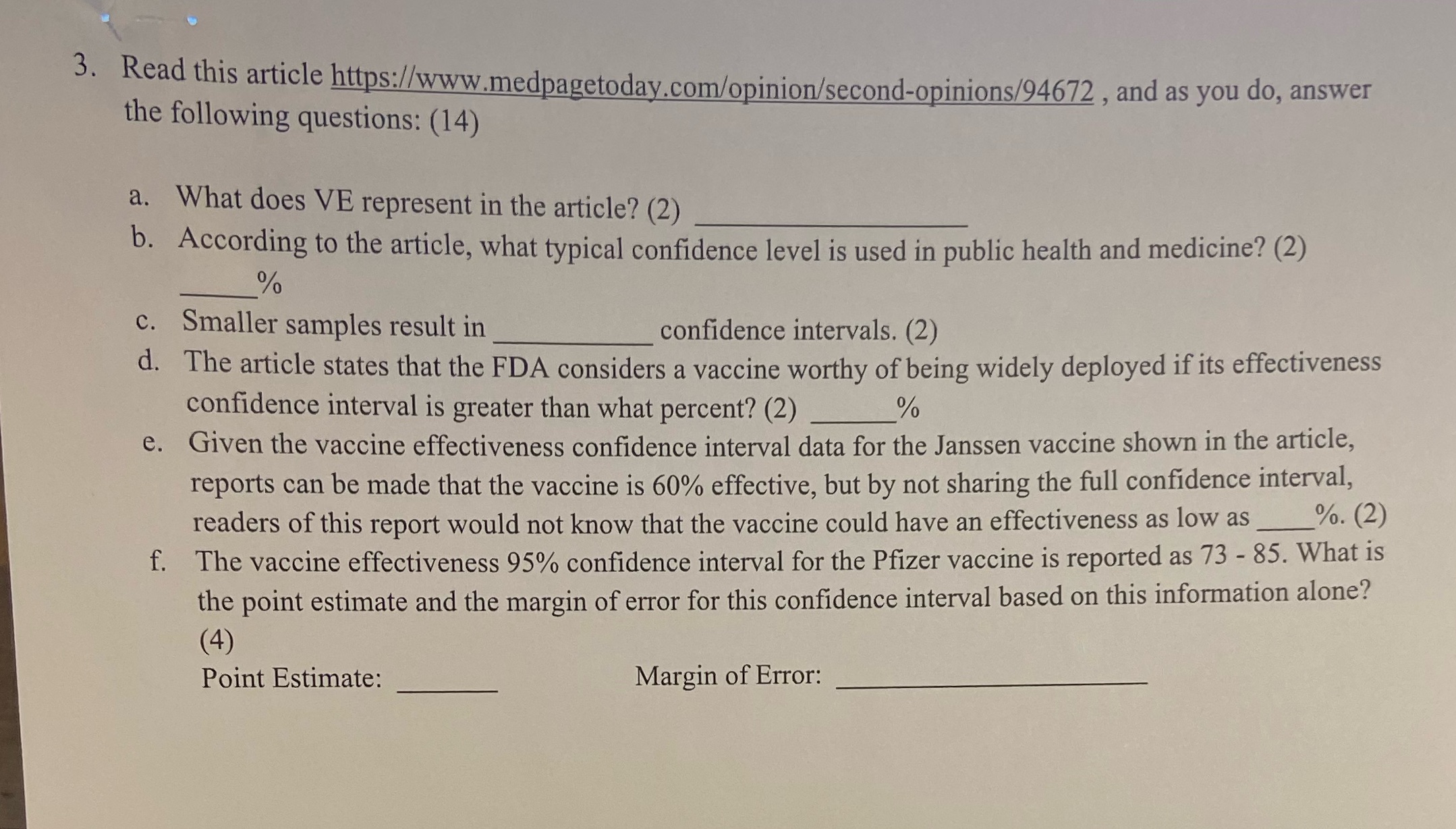 https://www.medpagetoday.com/opinion/second-opinions/94672, and as you do, answer 3. Read this article the following