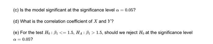 X, Excel produces the following table with certain numbers masked by (a)-(j).