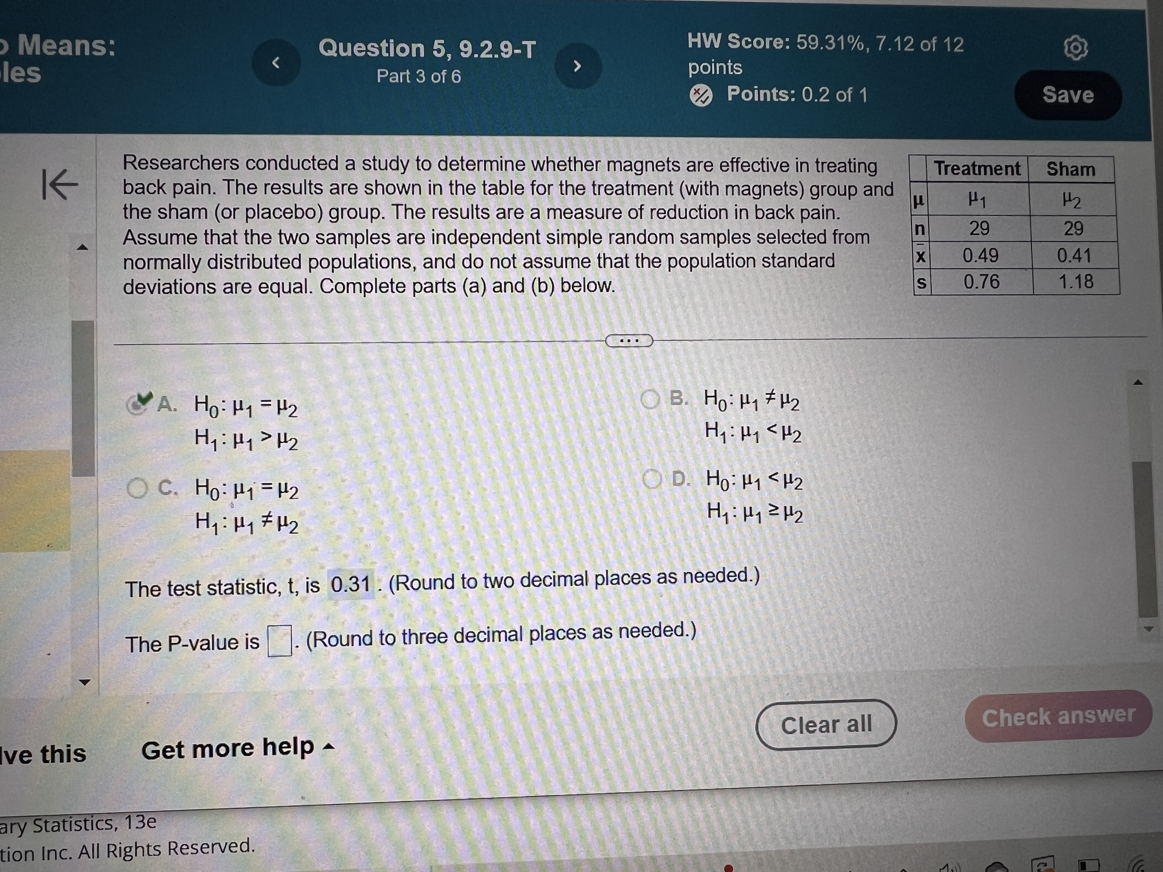 65%, 6.5 of 10 points lp Points: 0.5 of 1 Save Researchers