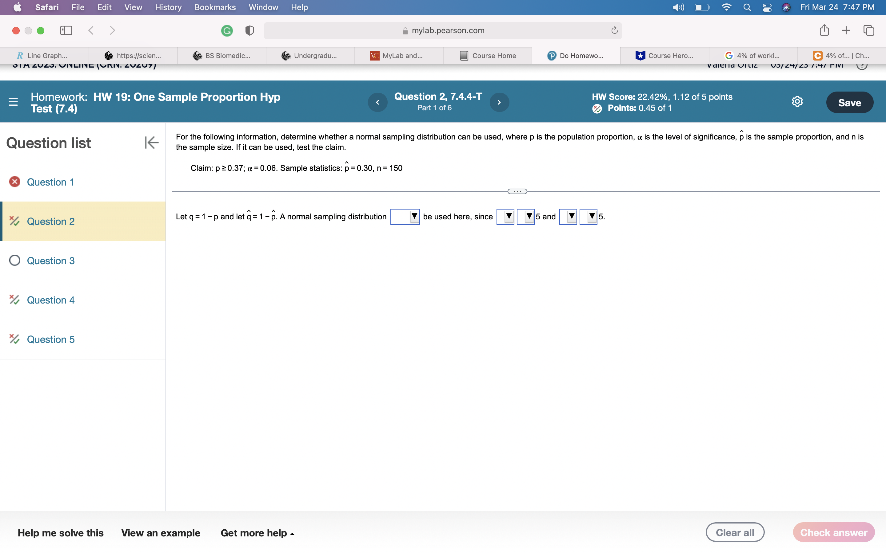 Biomedic... Undergradu... VC MyLab and... R Line Graph... STA 2025. ONLINE (CRN.