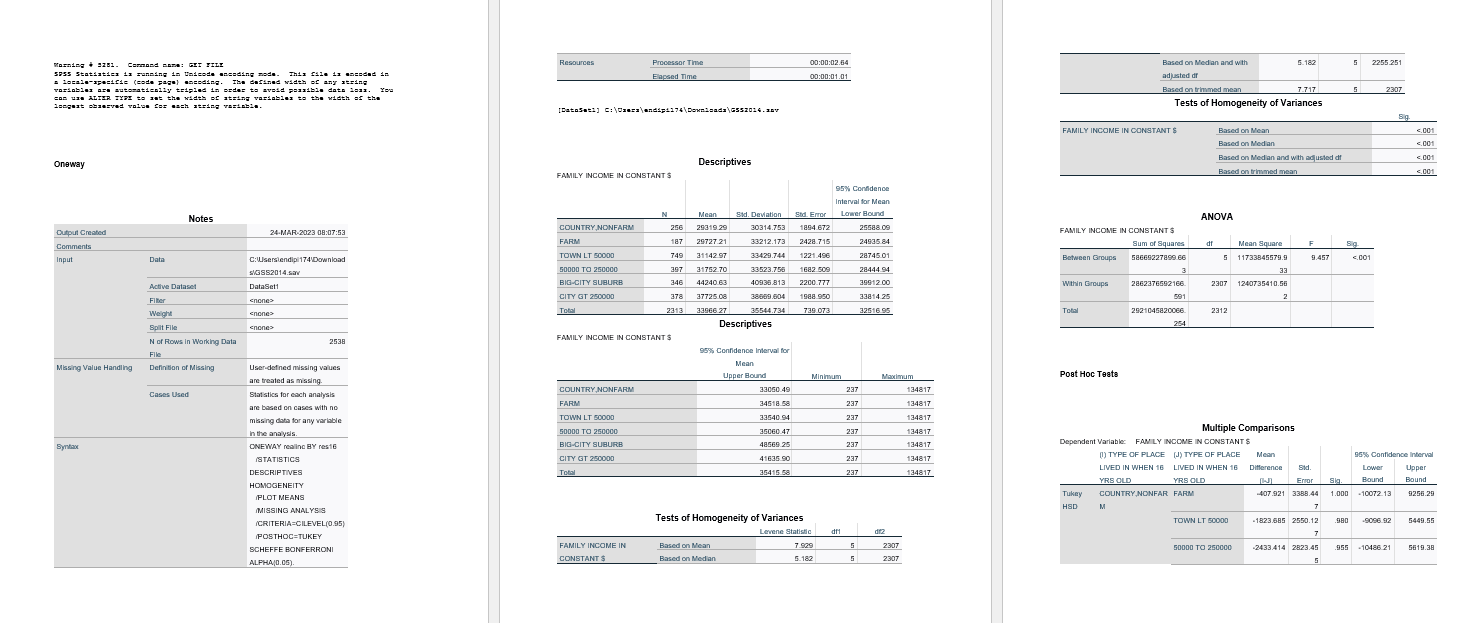 Morning + 3251. Command name: GET FILE SPSS Statistics is running in