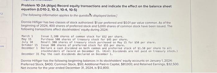 on December 15, the date of record. Note: Enter debits before credits.