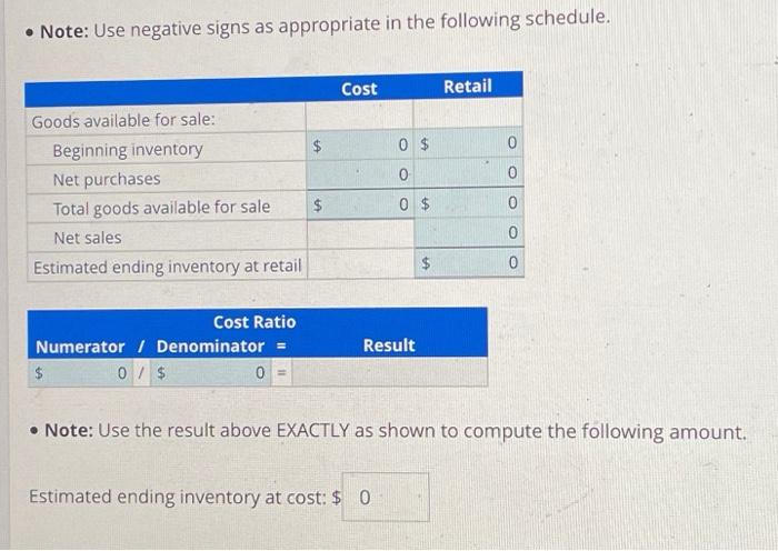 data for January. Beginning inventory Sales Sales returns (items restored to inventory)
